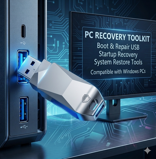 🔧 Bootable Windows Recovery & Repair USB for Startup Issues (Win 11/10/8.1/7)